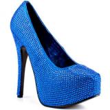 Viva Bordello Biggest Little City - Royal Blue - Women's Platform Pumps | Platformebi | პლატფორმები 