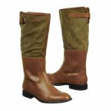 Womens Boots - Rockport  Women's Lola Pull On Boot   Dark Olive - QALIS CHEQMEBI - ქალის ჩექმები