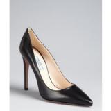 Prada Black Leather  - Women's Platform Pumps