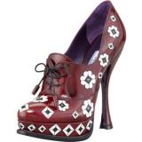 Prada Flower Applique Lace - Women's Platform Pumps | Platformebi | პლატფორმები 