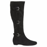 Womens Boots - Aerosoles  Women's Sarasota   Black Fabric - QALIS CHEQMEBI - ქალის ჩექმები