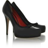 DOLCE & GABBANA Decollete Vernice Black Pumps - Women's Platform Pumps