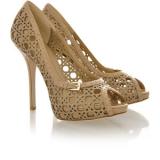 DIOR Miss Dior Nude Peep Toes - Women's Platform Pumps | Platformebi | პლატფორმები 