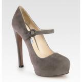 Prada Suede  - Women's Platform Pumps