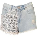 MOTO Bleach Crochet Hotpants - shorts | შორტები | shortebi 