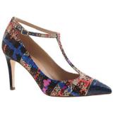 Everly cap toe printed T-strap pumps - Women's Platform Pumps