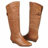 Womens Boots - Steve Madden  Women's P-Indira   Cognac - QALIS CHEQMEBI - ქალის ჩექმები