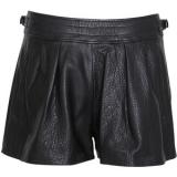 Isabel Marant Abon pleated leather shorts - shorts | შორტები | shortebi 