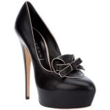 CASADEI Bow detail ballet pump - Women's Platform Pumps | Platformebi | პლატფორმები 