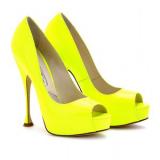Brian Atwood Yvesse Patent Leather Peep Toes - Women's Platform Pumps | Platformebi | პლატფორმები 