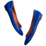 Madewell The Patent Sidewalk Skimmer - Women's Ballet Flat Shoes 