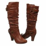 Womens Boots - Madden Girl  Women's Posch   Cognac - QALIS CHEQMEBI - ქალის ჩექმები