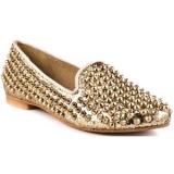 Steve Madden Studlyy - Gold Stud - Women's Ballet Flat Shoes | Baletkebi | ბალეტკები 