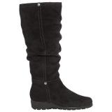 Womens Boots - Aerosoles  Women's Supersonic   Black Suede - QALIS CHEQMEBI - ქალის ჩექმები