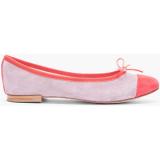 REPETTO Lavender Suede Ballerina Flats - Women's Ballet Flat Shoes | Baletkebi | ბალეტკები 