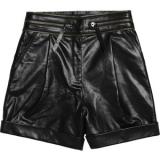 Karl Sanna glossed-leather shorts - shorts | შორტები | shortebi 