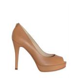 Michael Michael Kors 110mm Leather Open Toe Pumps - Women's Platform Pumps | Platformebi | პლატფორმები 
