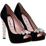 Miu Miu Peep - Toes - Women's Platform Pumps | Platformebi | პლატფორმები 