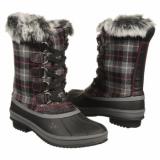 JELLYPOP  Women's Amil   Black/Fuchsia Plaid - Womens Boots 