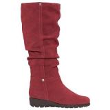 Womens Boots - Aerosoles  Women's Supersonic   Dark Red Suede - QALIS CHEQMEBI - ქალის ჩექმები