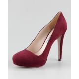 Prada Suede  - Women's Platform Pumps