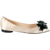 Chanel Pleated Satin Ballet Flats  - Women's Ballet Flat Shoes | Baletkebi | ბალეტკები 