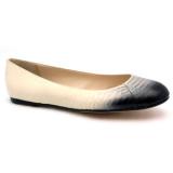 Michael Kors Olympia Bone Snake Ballet - Women's Ballet Flat Shoes | Baletkebi | ბალეტკები 