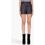 3.1 PHILLIP LIM Black Leather Shorts - shorts