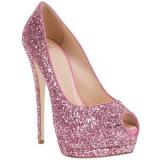 Giuseppe Zanotti Design Glitter embellished pump - Women's Platform Pumps | Platformebi | პლატფორმები 