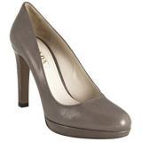 Prada Clay Leather Platform Pumps - Women's Platform Pumps | Platformebi | პლატფორმები 