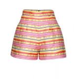 Carven High-Waisted Jacquard Shorts - shorts