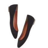 Madewell The Suede Sidewalk Skimmer - Women's Ballet Flat Shoes 