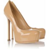 Yves Saint Laurent Tribtoo patent-leather pumps - Women's Platform Pumps | Platformebi | პლატფორმები 