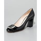 Prada Patent Leather Buckle Pump - Women's Platform Pumps | Platformebi | პლატფორმები 