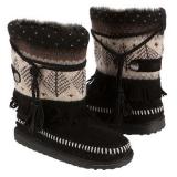 Womens Boots - Muk Luks  Women's Ricki Short Boot   Ebony - QALIS CHEQMEBI - ქალის ჩექმები