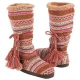 Womens Boots - Muk Luks  Women's Helga Slipper Boot   Magical - QALIS CHEQMEBI - ქალის ჩექმები