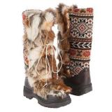 Womens Boots - Muk Luks  Women's Sesu Tall Snow Boot   Brown - QALIS CHEQMEBI - ქალის ჩექმები