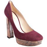 Prada Violet Suede Platform Pumps - Women's Platform Pumps | Platformebi | პლატფორმები 