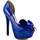 Steven by Steve Madden Rosale - Blue Patent - Women's Platform Pumps | Platformebi | პლატფორმები 