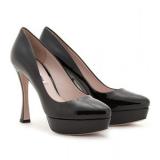 Miu Miu Patent Leather Platform Pumps - Women's Platform Pumps | Platformebi | პლატფორმები 