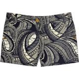 Tory Burch Kevin paisley-print stretch-cotton canvas shorts - shorts | შორტები | shortebi 