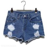 Denim shorts - Holes - shorts | შორტები | shortebi 