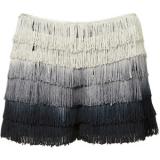 Co-ord Ombre Fringe Shorts - shorts | შორტები | shortebi 