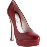 Miu Miu Curved Heel Platform Pump - Women's Platform Pumps | Platformebi | პლატფორმები 