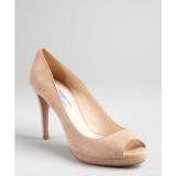 Prada Nude Suede - Women's Platform Pumps | Platformebi | პლატფორმები 
