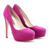 Rupert Sanderson Suede Platform Pumps - Women's Platform Pumps