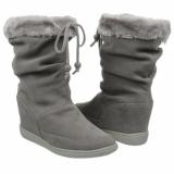 Womens Boots - Skechers  Women's Plus 3 Pyramids   Gry - QALIS CHEQMEBI - ქალის ჩექმები