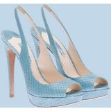 Prada Open-Toe - Women's Platform Pumps | Platformebi | პლატფორმები 