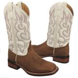 Womens Boots - Laredo  Women's Mesquite   White / Tan Distress - QALIS CHEQMEBI - ქალის ჩექმები