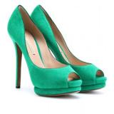 Nicholas Kirkwood Suede Platform - Women's Platform Pumps | Platformebi | პლატფორმები 